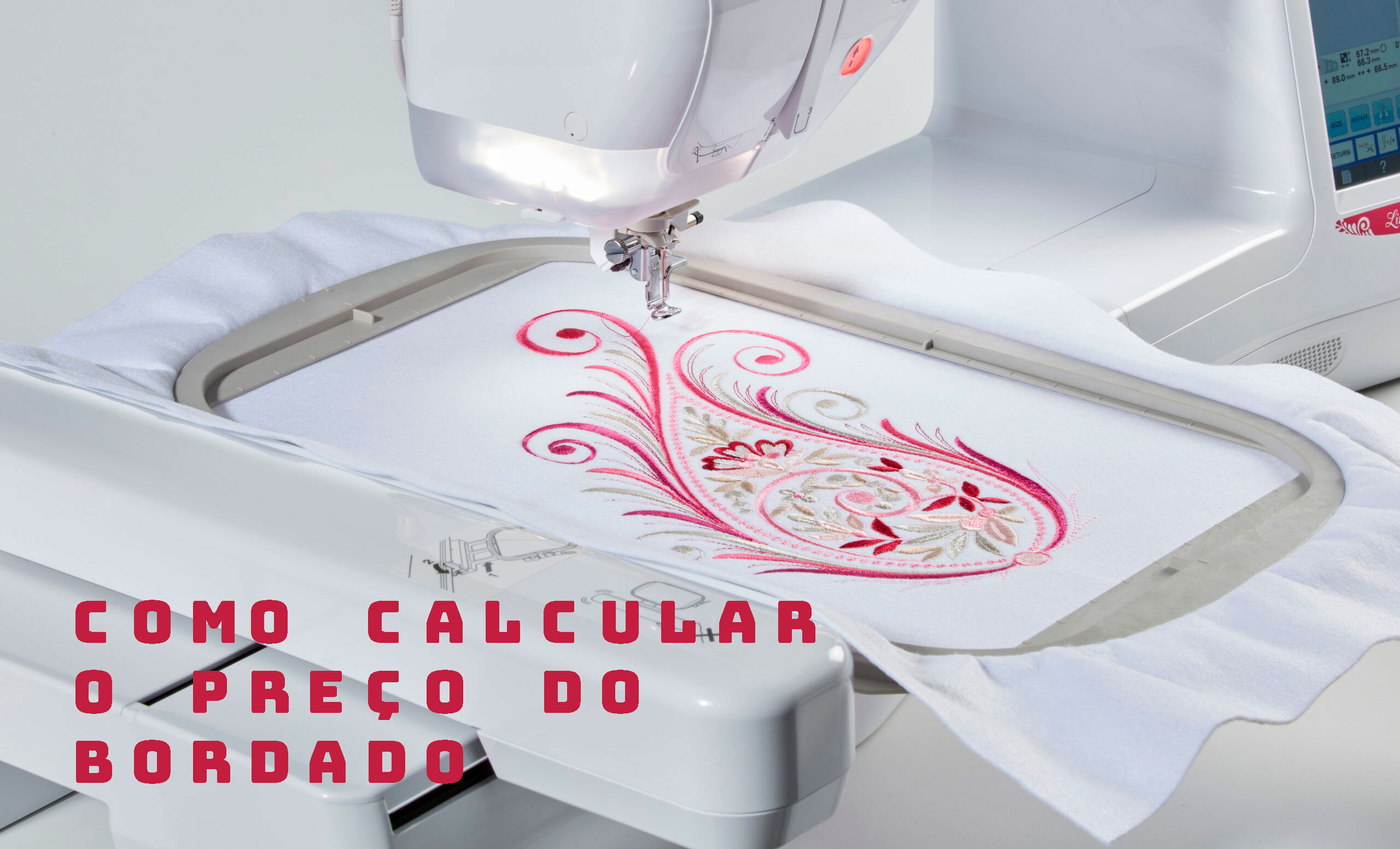 COMO CALCULAR O PREÇO DO BORDADO